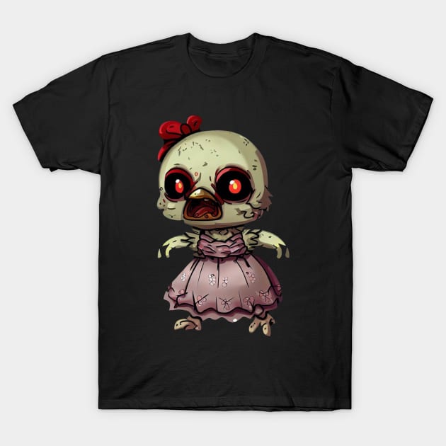 Zombie Chickens - Myrtle T-Shirt by CAutumnTrapp